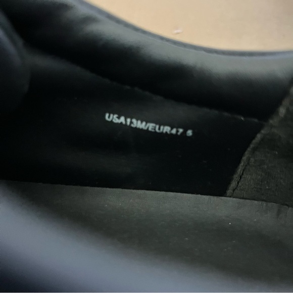 VINCE Men's Leather Low Top Contrast Seanker - Picture 7 of 8